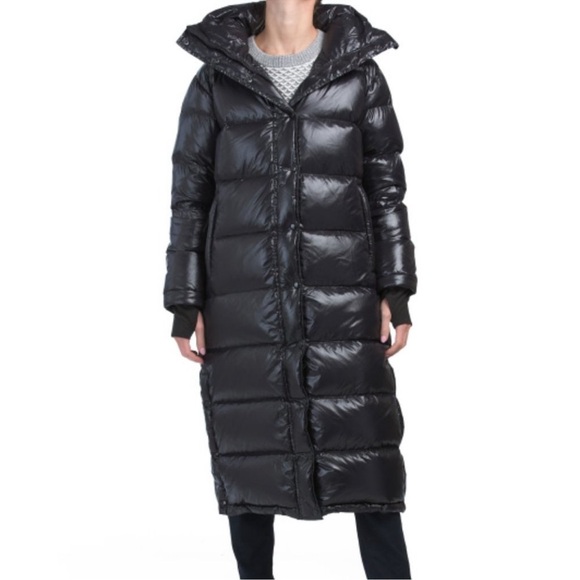 S13 Harper Hooded Water-Resistant Maxi Puffer Coat Size XS - Picture 4 of 7